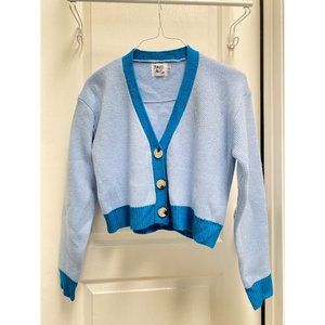 Princess Polly Cropped Cardigan (XS/S / Blue)